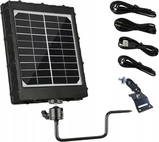 FOLGTEK Zonnepaneel 8000mAh 12V 9V 6V Waterdicht Voor Buitencamera's — miniatuur 1