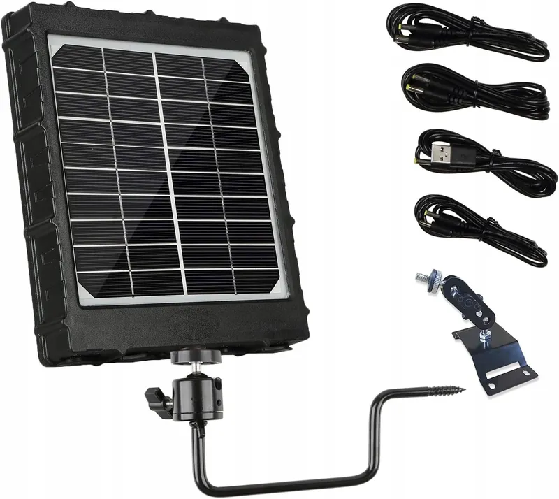 FOLGTEK Zonnepaneel 8000mAh 12V 9V 6V Waterdicht Voor Buitencamera's — foto 1