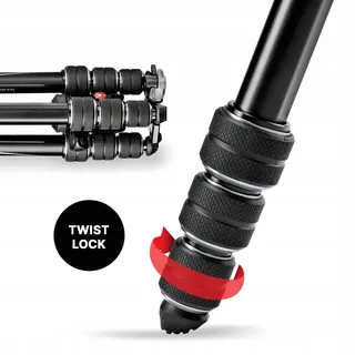 MANFROTTO Befree Advanced Statiefset Twist-Sluiting Kogelkop — miniatuur 5