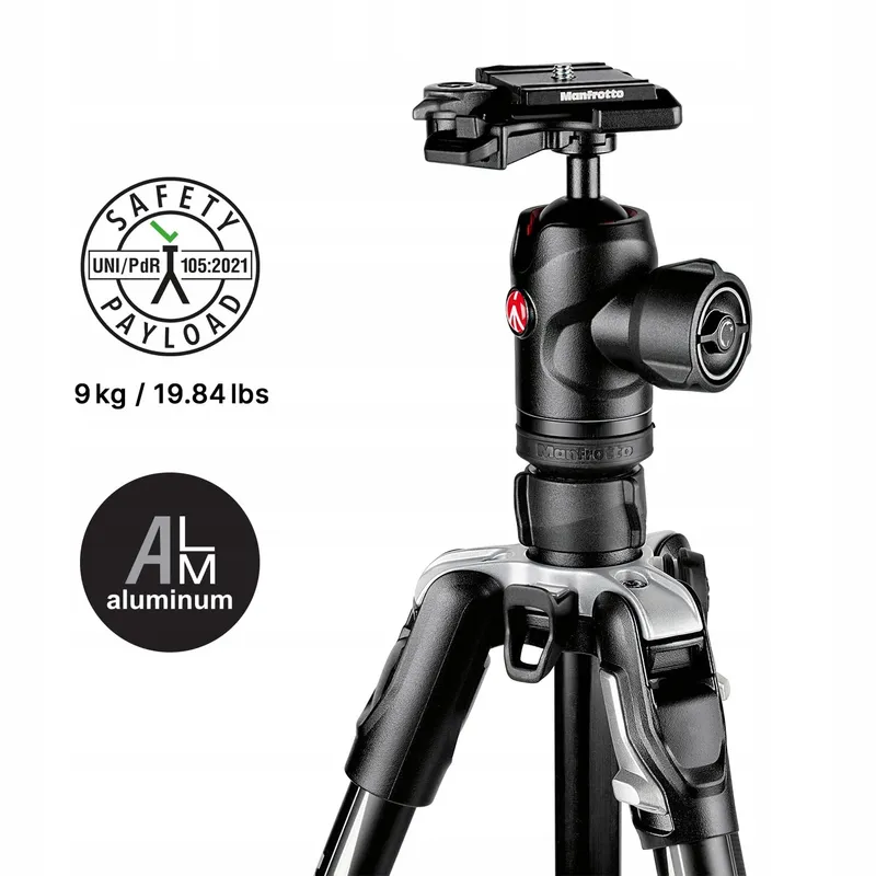 MANFROTTO Befree Advanced Statiefset Twist-Sluiting Kogelkop — foto 3
