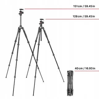 MANFROTTO Befree Advanced Statiefset Twist-Sluiting Kogelkop — miniatuur 2
