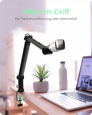 ICY BOX Microfoonarm met Tafelhouder 360 voor Blue Yeti Snowball — miniatuur 4