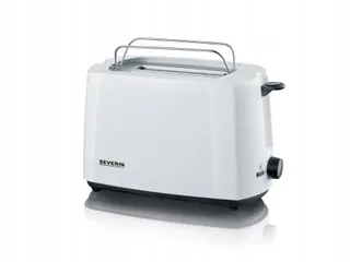 SEVERIN Automatische Broodrooster Kruimellade 700W Wit-Zwart