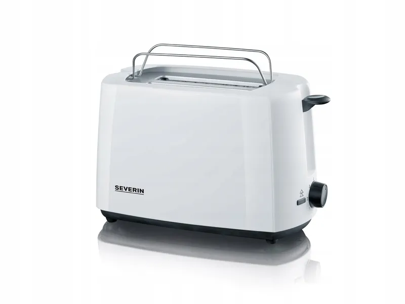 SEVERIN Automatische Broodrooster Kruimellade 700W Wit-Zwart — foto 1