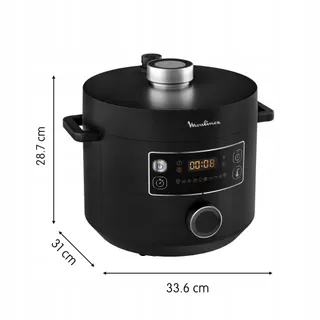 MOULINEX Epic Turbo Cuisine CE7548 Snelkookpan 1090W Zwart — miniatuur 8