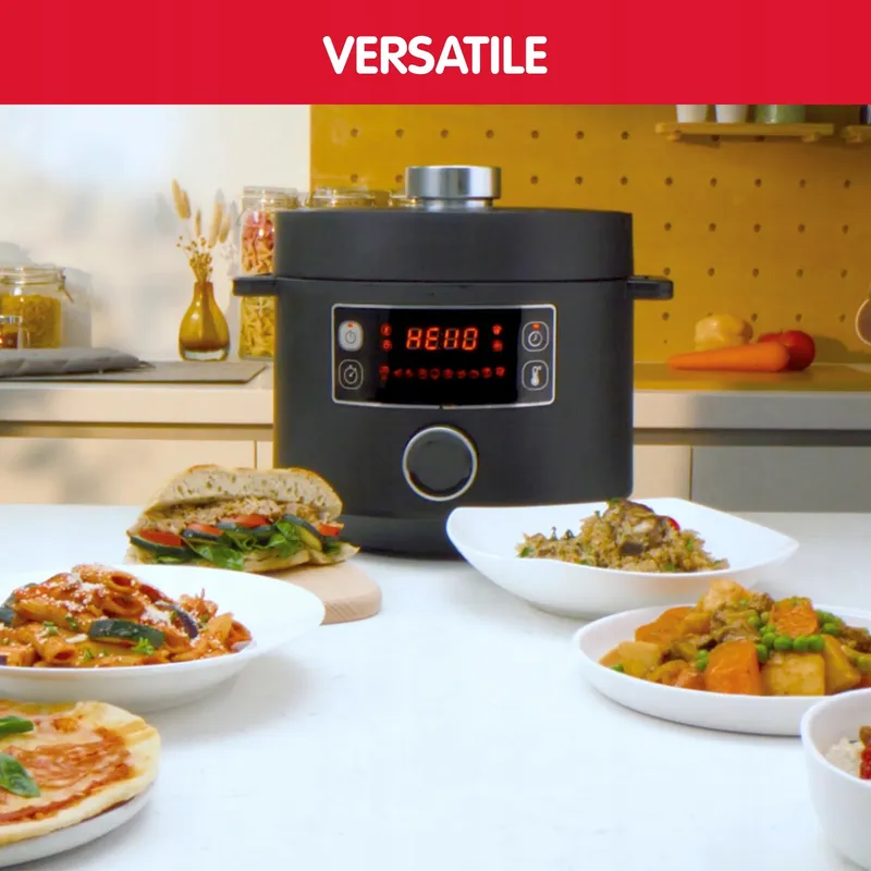 MOULINEX Epic Turbo Cuisine CE7548 Snelkookpan 1090W Zwart — foto 5