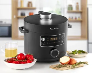 MOULINEX Epic Turbo Cuisine CE7548 Snelkookpan 1090W Zwart — miniatuur 4