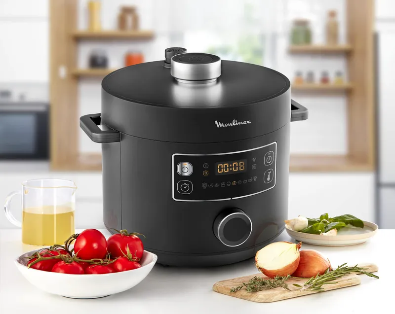 MOULINEX Epic Turbo Cuisine CE7548 Snelkookpan 1090W Zwart — foto 4