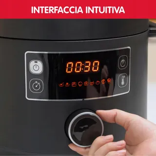 MOULINEX Epic Turbo Cuisine CE7548 Snelkookpan 1090W Zwart — miniatuur 3