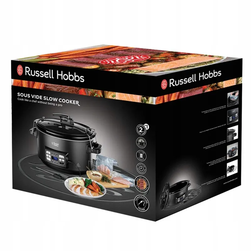 RUSSELL HOBBS Multicooker 3-in-1 Slow Cooker Sous Vide 6,5L Digitaal — foto 2