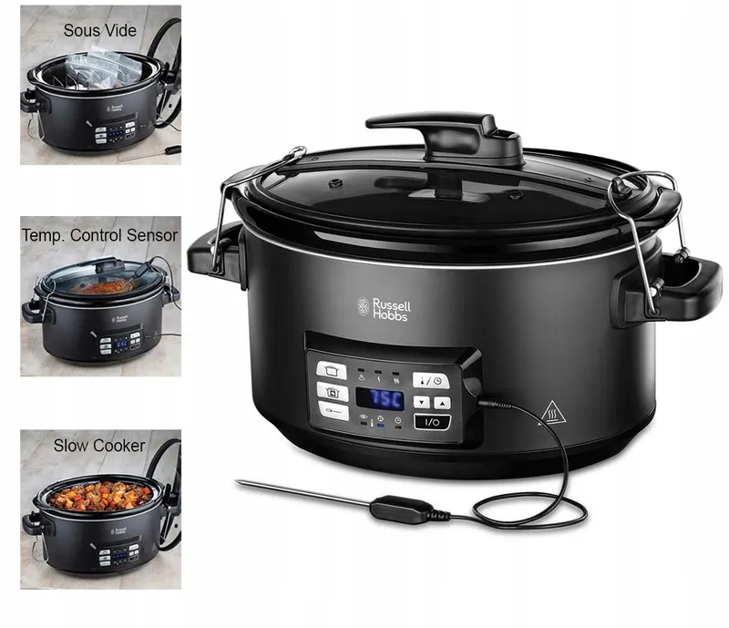 RUSSELL HOBBS Multicooker 3-in-1 Slow Cooker Sous Vide 6,5L Digitaal — foto 1