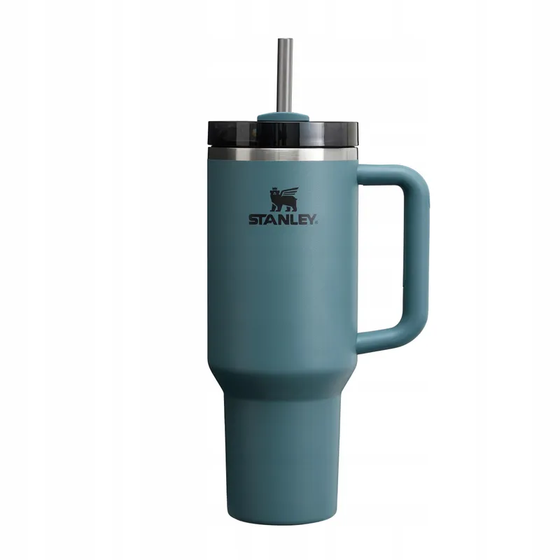 STANLEY Quencher H2.0 Thermosbeker met Rietje 1,2L Blauw — foto 1