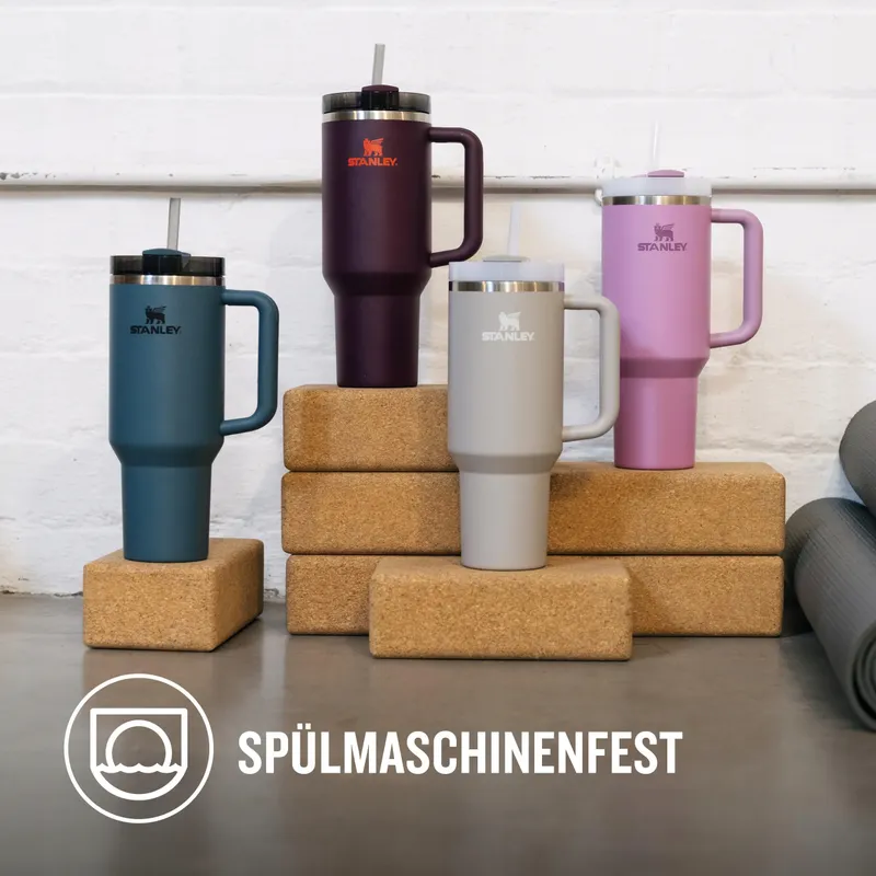 STANLEY Quencher H2.0 Thermosbeker met Rietje 1,2L Blauw — foto 5