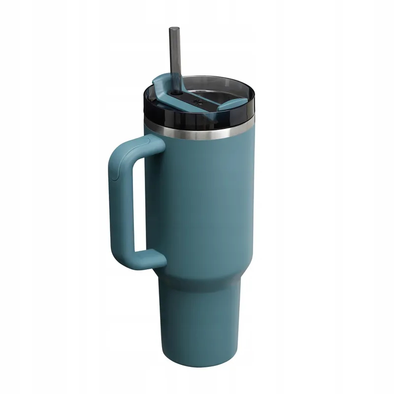 STANLEY Quencher H2.0 Thermosbeker met Rietje 1,2L Blauw — foto 7