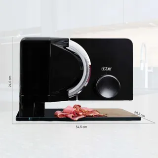RITTER Sono 2 Snijmachine Brood Vlees Metaal Zwart — miniatuur 6