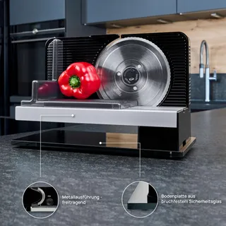 RITTER Sono 2 Snijmachine Brood Vlees Metaal Zwart — miniatuur 5