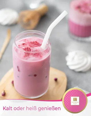 TEA UNIQO Pink Matcha Poeder Pitaya 200g Navulzak — miniatuur 4