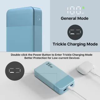 NOBIS Powerbank 20000mAh USB C 35W 4 Poorten LED Display — miniatuur 5