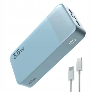NOBIS Powerbank 20000mAh USB C 35W 4 Poorten LED Display — miniatuur 1