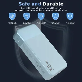 NOBIS Powerbank 20000mAh USB C 35W 4 Poorten LED Display — miniatuur 6