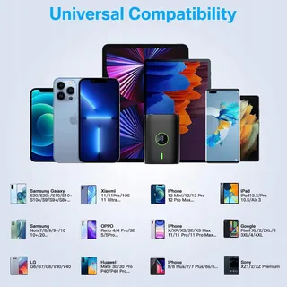 Powerbank 10000mAh LED 22,5W USB-C — miniatuur 7
