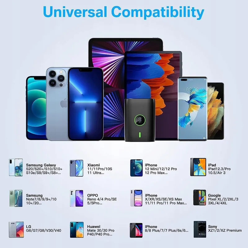 Powerbank 10000mAh LED 22,5W USB-C — foto 7
