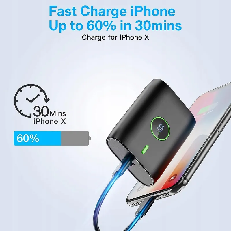 Powerbank 10000mAh LED 22,5W USB-C — foto 1