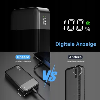 NOBIS Powerbank 20000mAh 45W Snelladen met Display — miniatuur 6