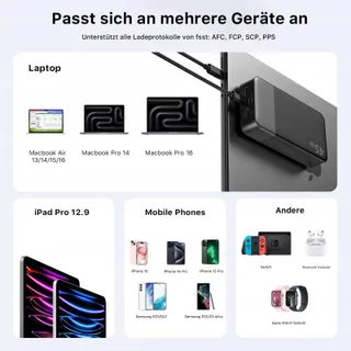 NOBIS Powerbank 20000mAh 45W Snelladen met Display — miniatuur 7