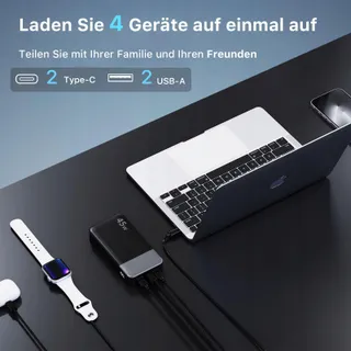 NOBIS Powerbank 20000mAh 45W Snelladen met Display — miniatuur 4