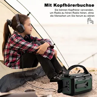 SOLARIS Noodradio 12000mAh met Zonnelader AM/FM SOS — miniatuur 7