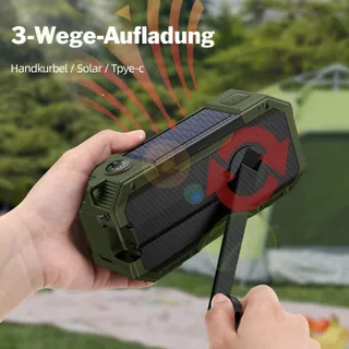LIBOVGOGO Radio DAB+ FM Bluetooth Solar Powerbank 4000mAh Zaklamp — miniatuur 5