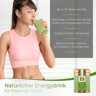 TEA UNIQO Litchi Matcha Poeder Bubble Tea Zonder Kleurstoffen — miniatuur 4