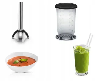 BOSCH CleverMixx MSM2610B Staafmixer 600W QuattroBlade Zwart — miniatuur 9