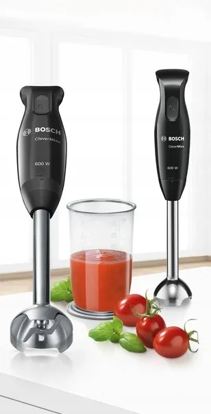 BOSCH CleverMixx MSM2610B Staafmixer 600W QuattroBlade Zwart — miniatuur 8