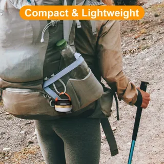 FLINTRONIC USB LED Campinglampen 2 Stuks Powerbank 1800mAh 4 Modi SOS — miniatuur 6