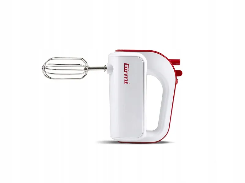 GIRMI Handmixer 170W 5 Snelheden Turbo Wit Rood — foto 2