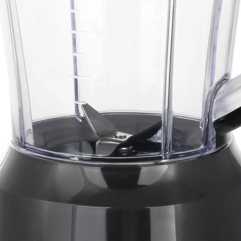 EMERIO Blender 500W BPA-vrij IJscrusher 1,5L 2 Snelheden Zwart — foto 5