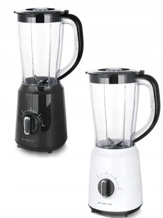 EMERIO Blender 500W BPA-vrij IJscrusher 1,5L 2 Snelheden Zwart — miniatuur 8
