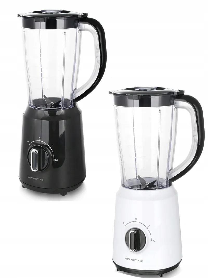 EMERIO Blender 500W BPA-vrij IJscrusher 1,5L 2 Snelheden Zwart — foto 8