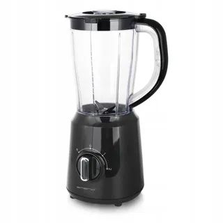 EMERIO Blender 500W BPA-vrij IJscrusher 1,5L 2 Snelheden Zwart — miniatuur 1