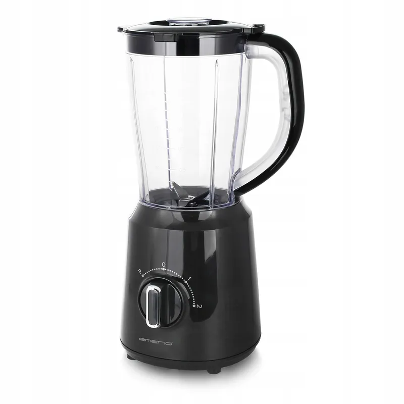 EMERIO Blender 500W BPA-vrij IJscrusher 1,5L 2 Snelheden Zwart — foto 1