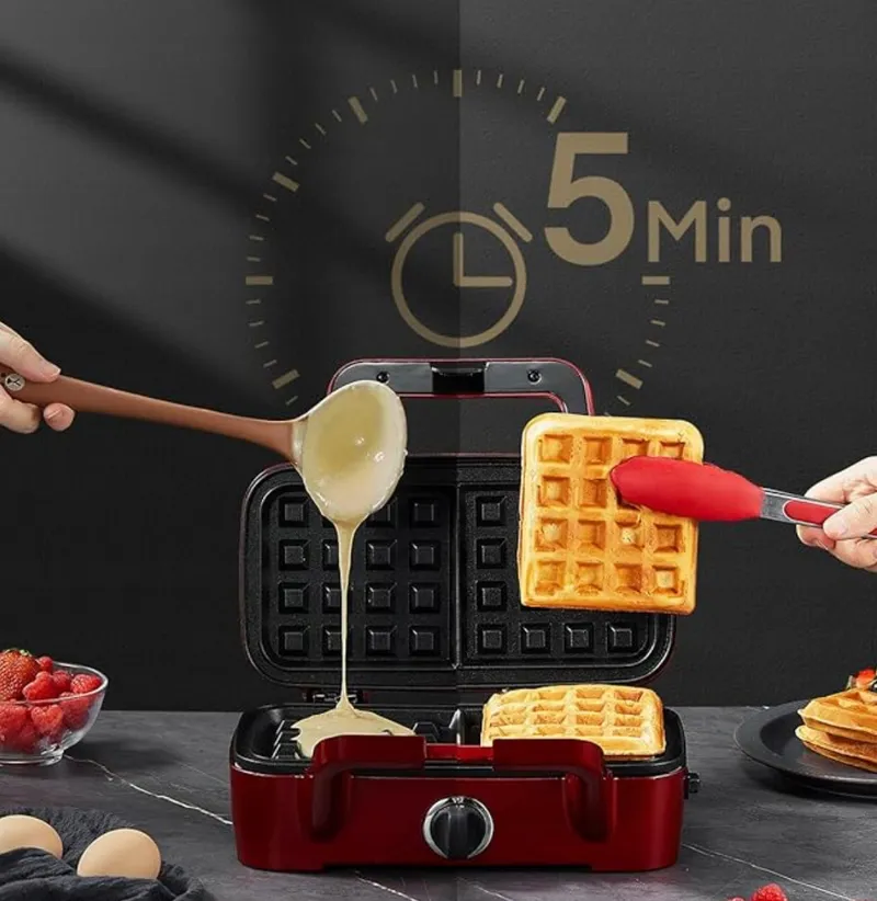 Tosti-ijzer 3-in-1 Contactgrill 1200W Antislip — foto 14
