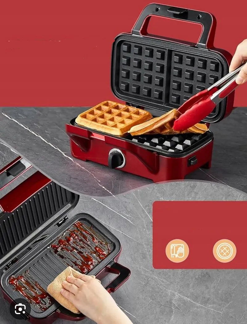 Tosti-ijzer 3-in-1 Contactgrill 1200W Antislip — foto 13