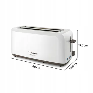 TAURUS Mytoast Duplo Broodrooster 1450W 7 Standen Automatisch Centreren — miniatuur 1
