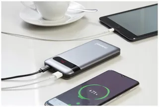 INTENSO Powerbank 10000mAh Snelladen Smartphones Tablets Zwart — miniatuur 9