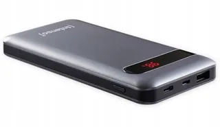 INTENSO Powerbank 10000mAh Snelladen Smartphones Tablets Zwart — miniatuur 3