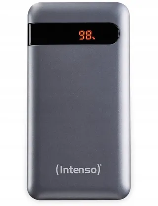 INTENSO Powerbank 10000mAh Snelladen Smartphones Tablets Zwart — miniatuur 1