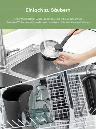JUILIST Sapcentrifuge 800W Groente Fruit Makkelijk Schoon te Maken — miniatuur 8