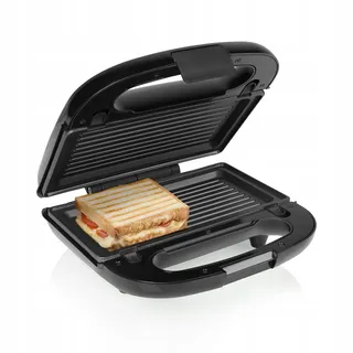 TRISTAR SA-3071 3-in-1 Sandwichmaker Verwisselbare Platen 750W Zwart — miniatuur 1